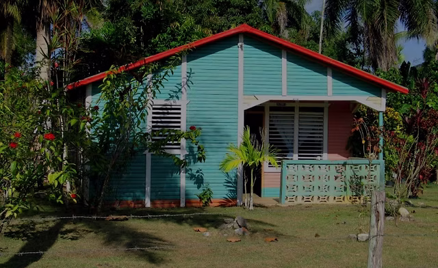 Traditional Dominican casa típica