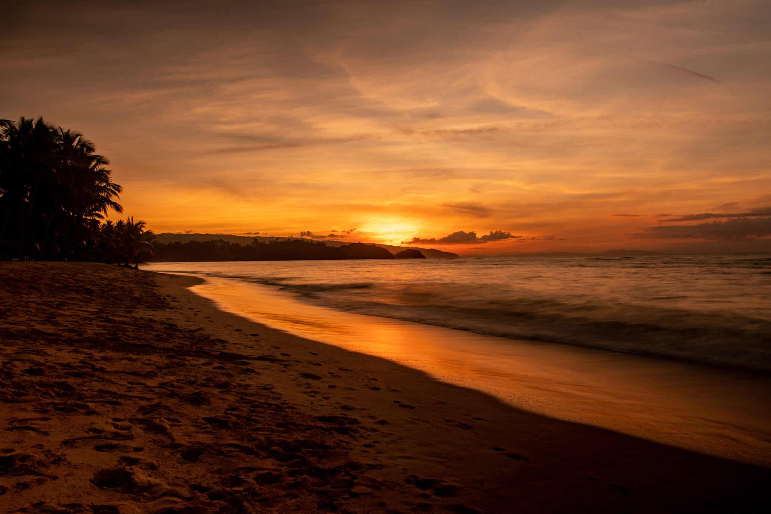 Macao Beach golden hour