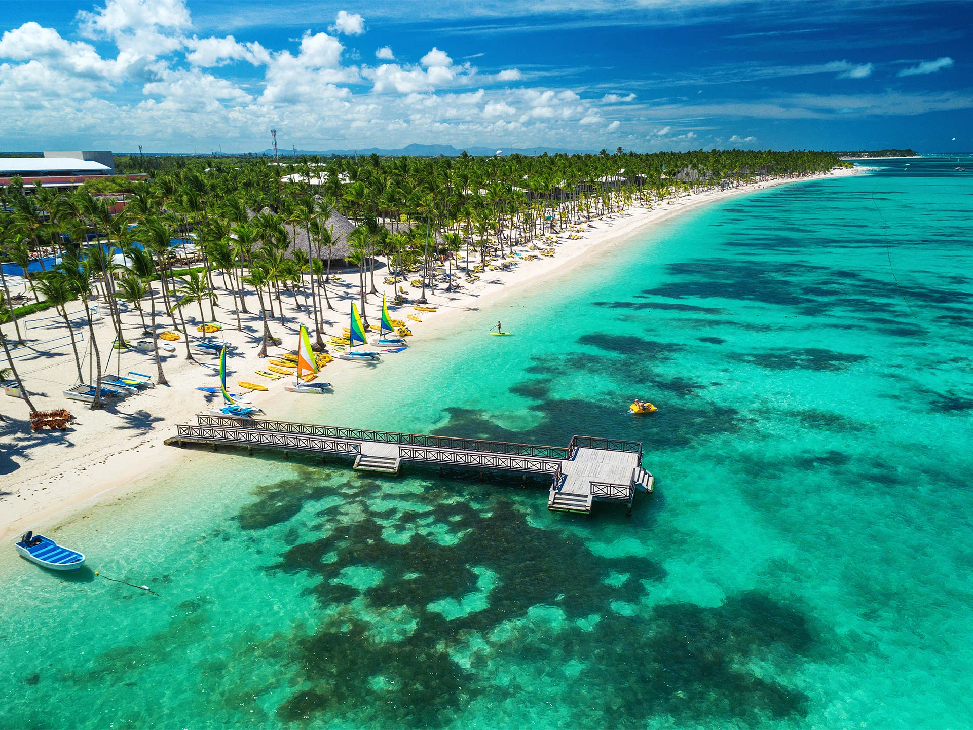 Punta Cana aerial beach