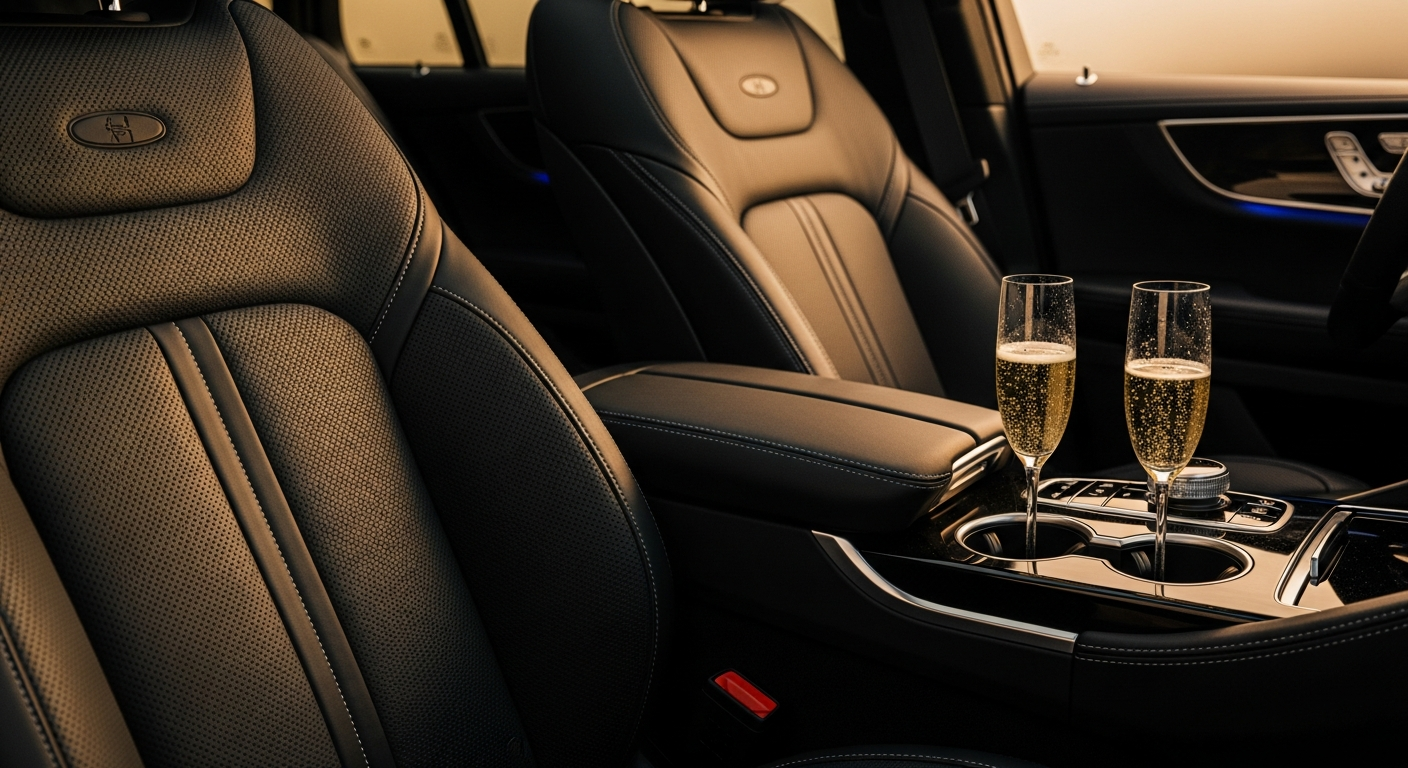 Luxury SUV interior